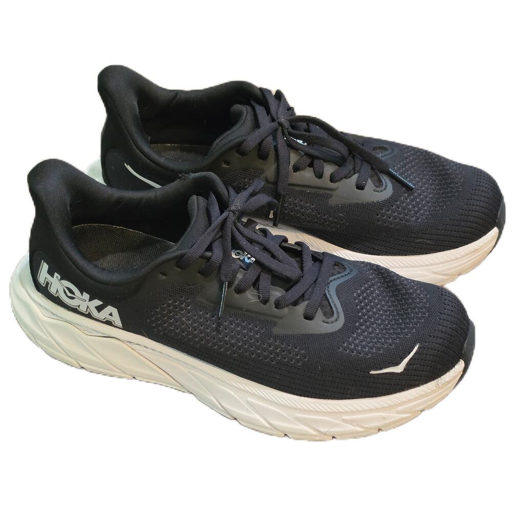 HOKA Arahi 7 Women’s Running Shoes – Size 8 – Black/White – Good Condition